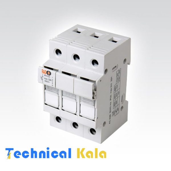 سکسیونر ( فیوزسیلندر)  سه پل سایز 38*10 رعد (مدل RFH 103)