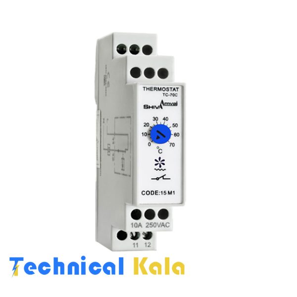 ترموستات تابلویی (سریM) شیواامواج مدل ( TC-70H)