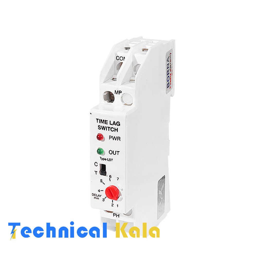 تایمر-راه-پله-کلید-دار-برنا-الکترونیک-(مدل-LST