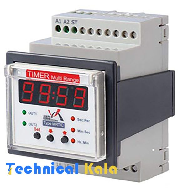 تایمر مولتی رنج دیجیتال برنا الکترونیک (مدل MRT/C)