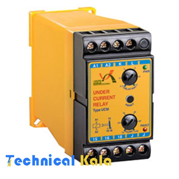 رله آندر کارنت با تغذیه AC یا DC برنا الکترونیک(مدل UCM)