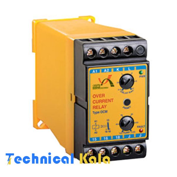 رله اور کارنت با تغذیه AC یا DC برنا الکترونیک (مدل OCM)