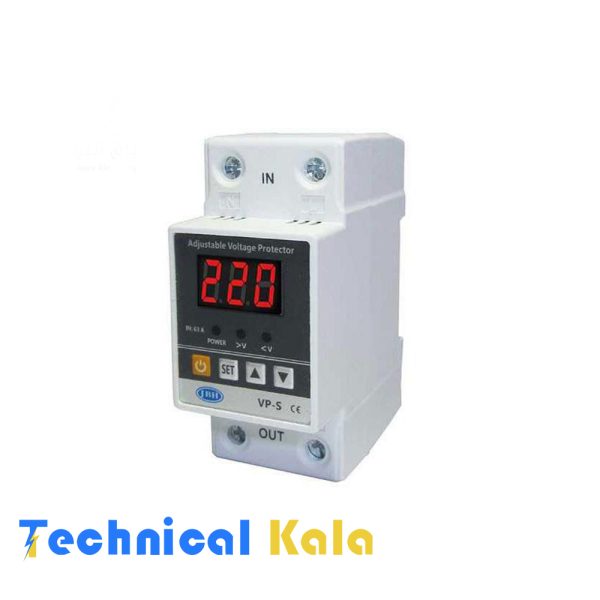 محافظ ولتاژ تک فاز 63 آمپر JBH(مدل VP-S-63A)