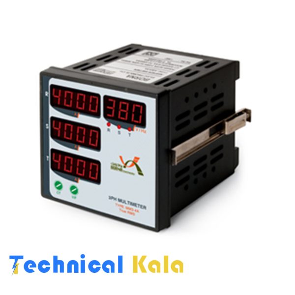 مولتی متر سه فاز چهار نمایشگر برنا الکترونیک (مدل MM3-4A)