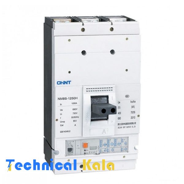 کلید اتوماتیک قابل تنظیم با رله الکترونیکی چینت (مدل NM8S-/3P )