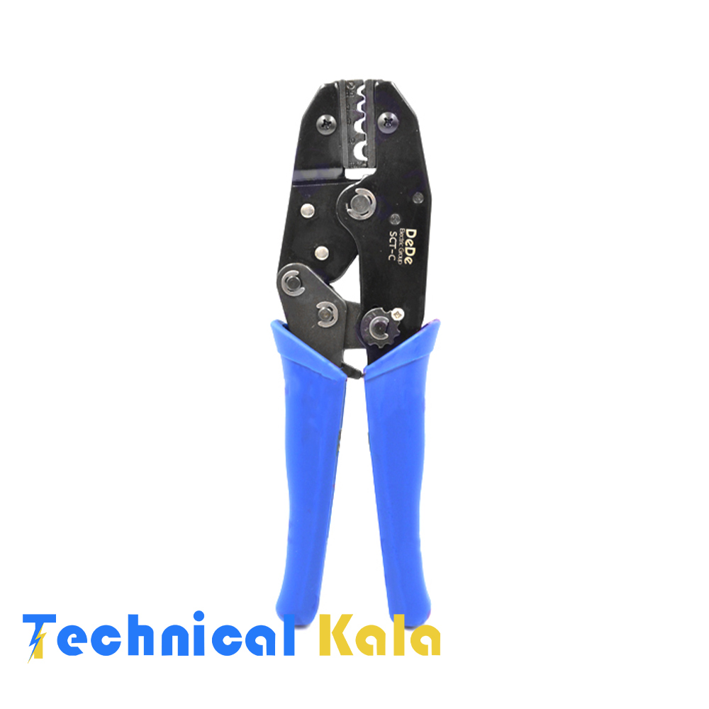 ابزار-پرس-سرسیم-بدون-روکش-از-سایز-۱.۵-تا-۱۰-(SCT-C) ابزار پرس وایرشو تکی و دوبل از سایز ۱.۵ تا ۱۰ DeDe (مدل SCT-C)