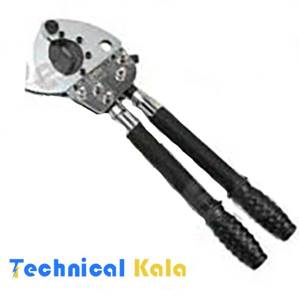 قیچی نیمه اتوماتیک جهت برش کابل های آرمور دار با عملکرد چرخ دنده ای (جغجقه ای) DeDe (مدل RUT800)