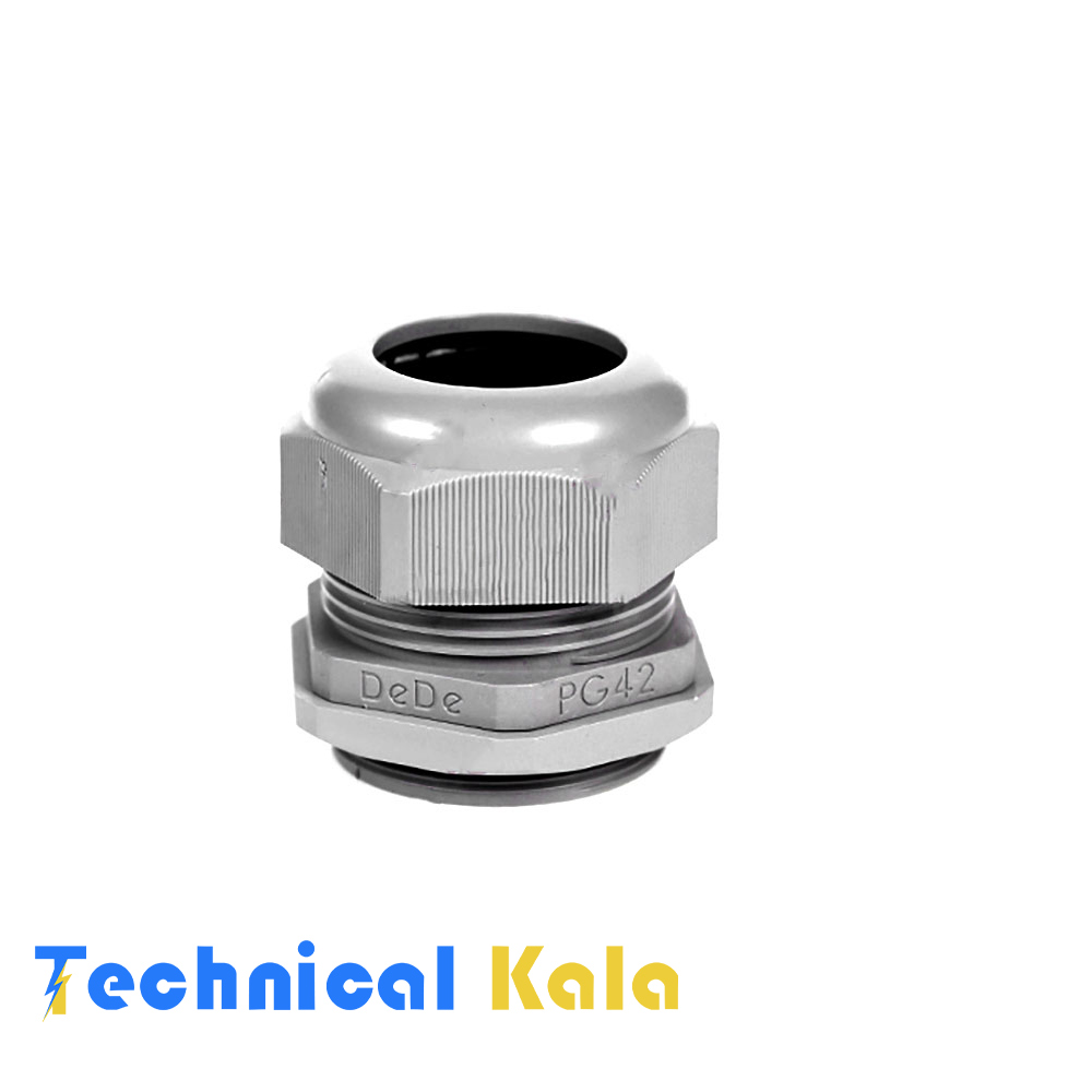 گلند-پلاستیکی-با-سایز-رزوه-PG42-و-جنس-بدنه-پلی-آمیدDeDe-6-(مدل-PPG42) گلند پلاستیکی با سایز رزوه PG42 و جنس بدنه پلی آمیدDeDe 6 (مدل PPG42)