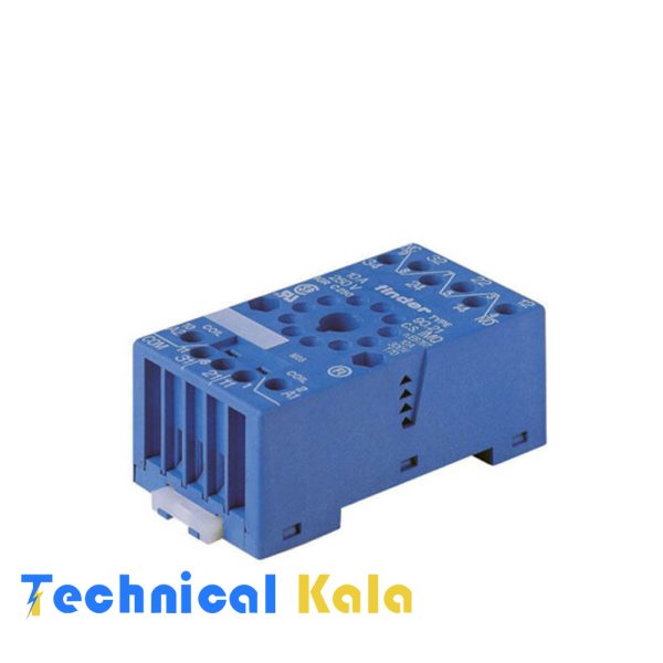 سوکت مدل 90.21 برای رله شیشه ای فیندر finder