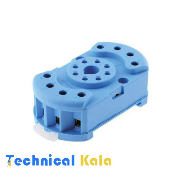 سوکت مدل 90.22 برای رله شیشه ای فیندر finder