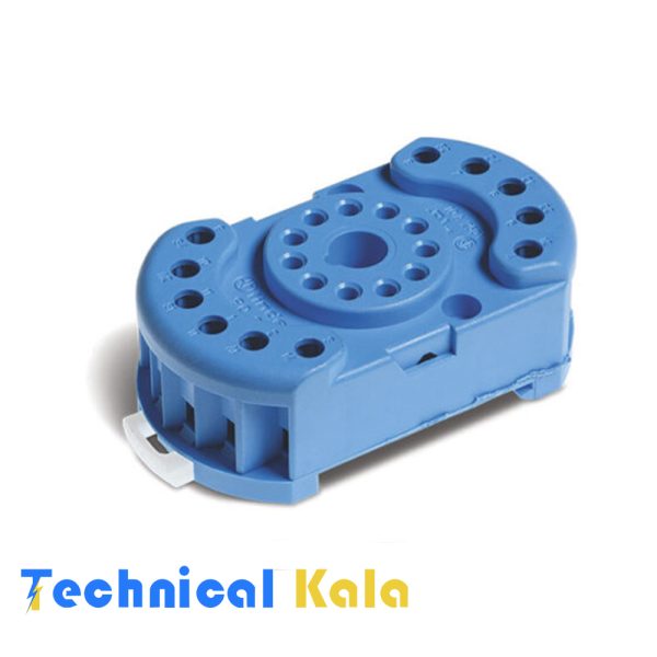 سوکت مدل 90.23 برای رله شیشه ای فیندر finder