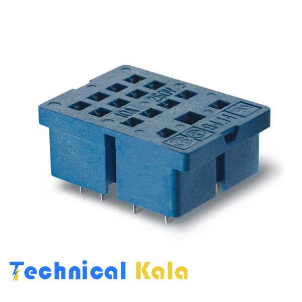 سوکت مدل 94.14 برای رله شیشه ای فیندر finder