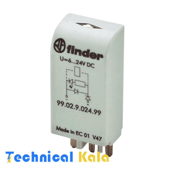 ماژول LED سبز و دیود 24VDC فیندرfinder (مدل 9902902499)