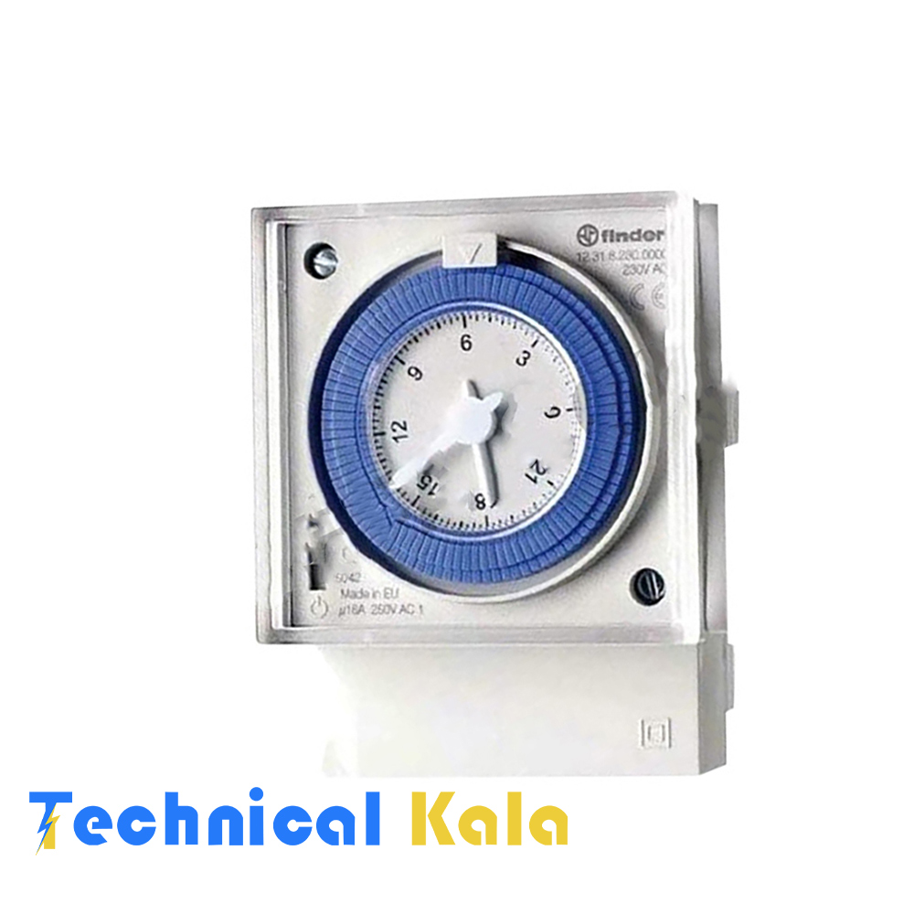 تایم-سوئیچ-آنالوگ-روزانه-ذخیره-دار-230VAC-فیندر(مدل-12.31.8.230.0000) تایم سوئیچ آنالوگ روزانه ذخیره دار 230VAC فیندر(مدل 12.31.8.230.0000)
