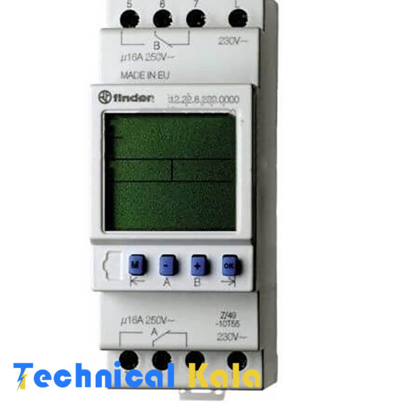 تایم سوئیچ دیجیتال روزانه 230VAC فیندر(مدل 12.22.8.230.0000)