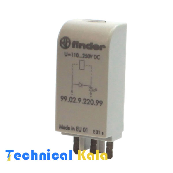 ماژول LED سبز و دیود 24VDC فیندرfinder (مدل 9902922099)