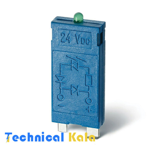 ماژول دیود LED سبز 24VDC فیندر finder (مدل 9901902499)