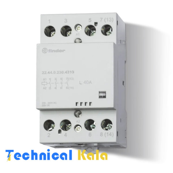 کنتاکتور بی صدا 230VAC/DC فیندر (مدل 22.44.0.230.4310)