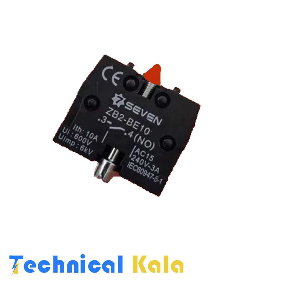 کنتاکت-(تیغه-استارت-)-شاستی-سون-الکتریک-مدل-XB2.BE102 کنتاکت شستی بسته سون الکتریک مدل (XB2-BE102)