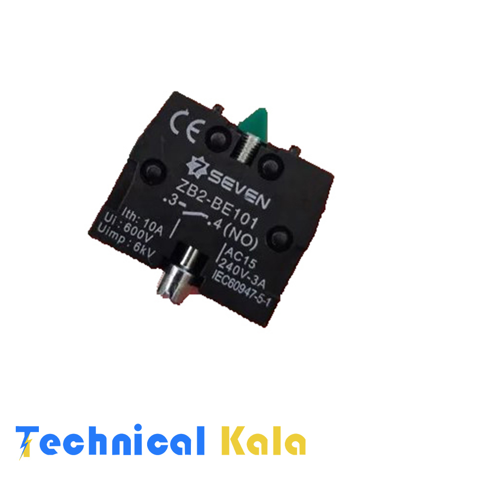 کنتاکت-شستی-باز-سون-الکتریک-مدل-(XB2-BE101) کنتاکت شستی باز سون الکتریک مدل (XB2-BE101)