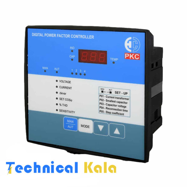 رگولاتور بانک خازنی 6 پله PKC مدل (PRA06)