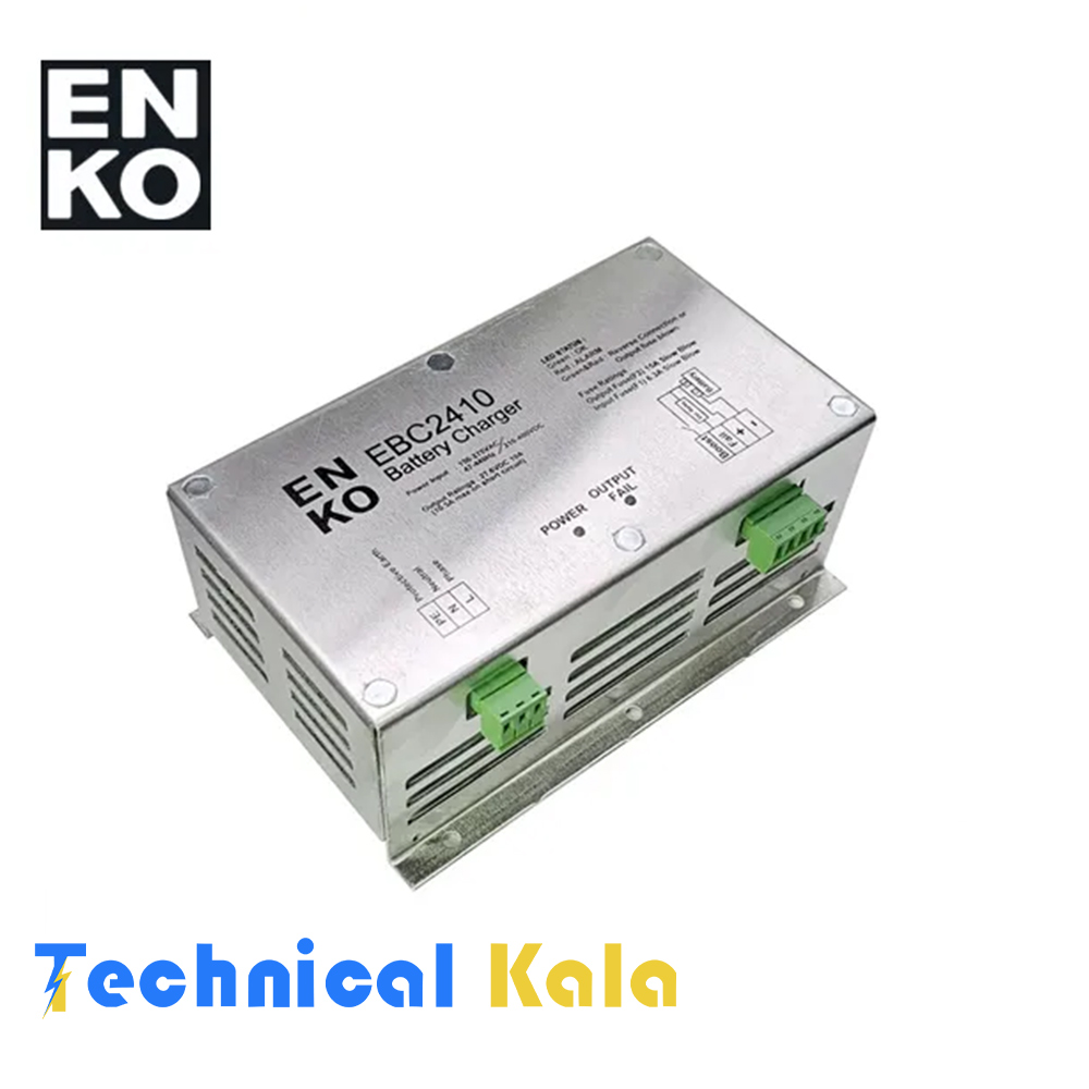 شارژر-باتری-24-ولت-10-آمپر-انکو-ENKO-(مدل-EBC2410) شارژر باتری 24 ولت 10 آمپر انکو ENKO (مدل EBC2410)
