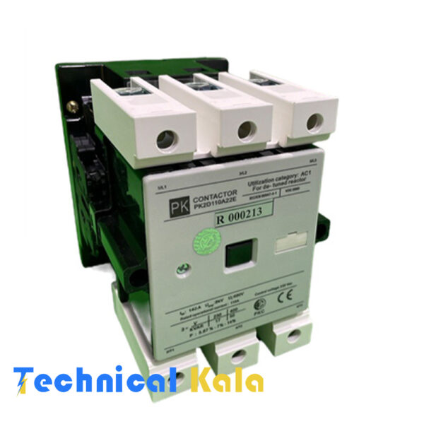 کنتاکتور هارمونیکی 50 کیلووار 110 آمپر برند PKC مدل (PK2D110A22E-220VAC)