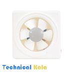 هواکش خانگی 20 سانت با دمپر دستی لوکس دمنده (مدل VSL-20S2S)