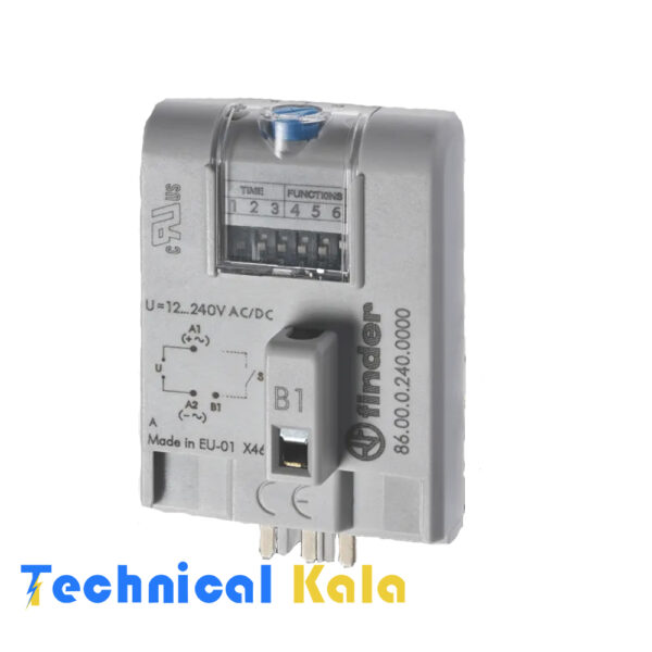 تایمر مولتی فانکشن مولتی ولتاژ 24V-240V AC/DC فیندر (مدل86.00.0.240.0000)