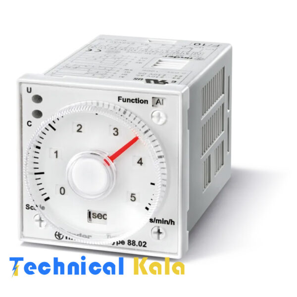 تایمر مولتی فانکشن مولتی ولتاژ ست و ریست و استپ 24V-240V AC/DC فیندر (مدل88.02.0.230.0002)