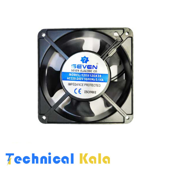 فن تابلویی فلزی بلبرینگی 12*12 بوشی سون الکتریک